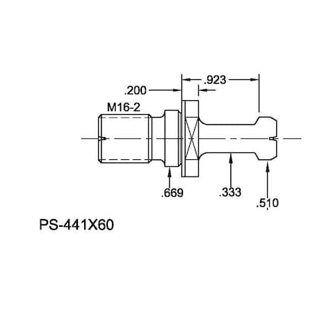 Tj Davies Co Solid Retention Knob PS-441X60
